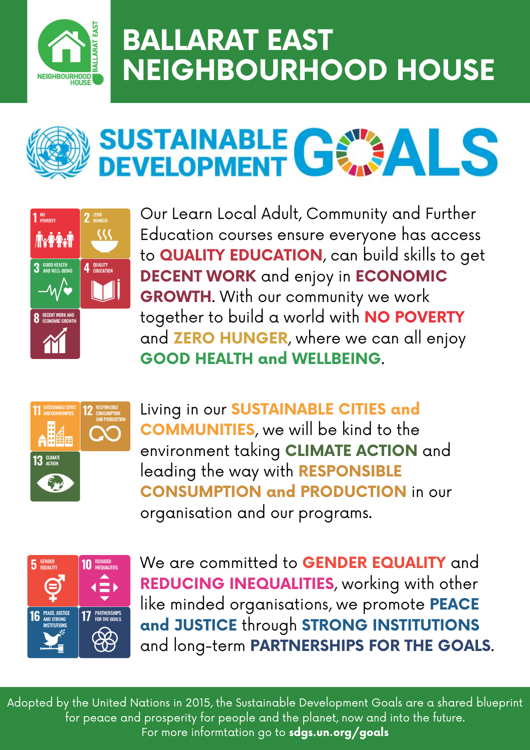 BENH Sustainable Development Goals 2023 2