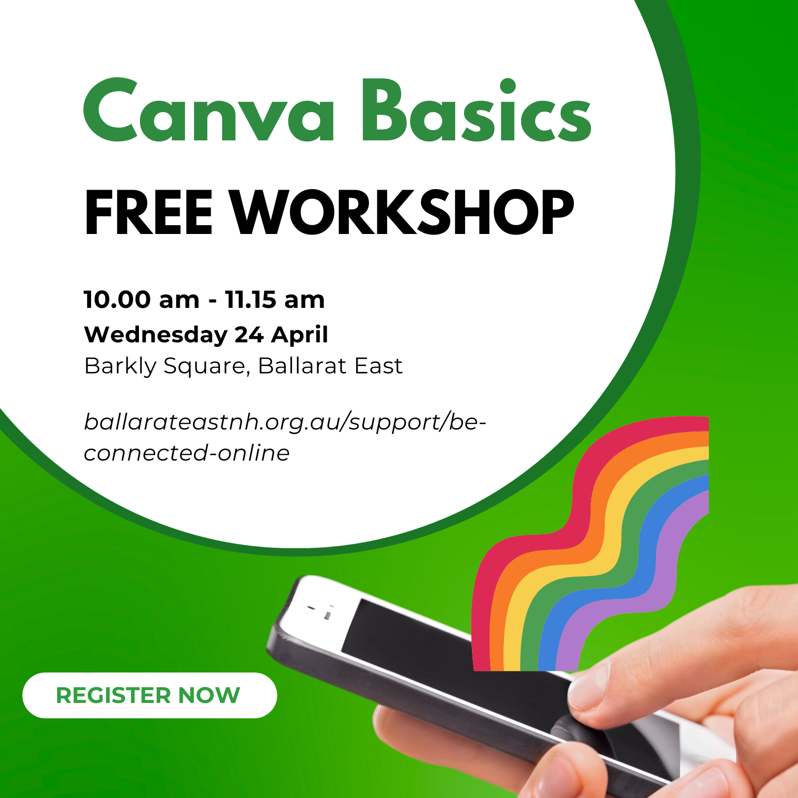 BE CONNECTED T2 2024 Canva Basics