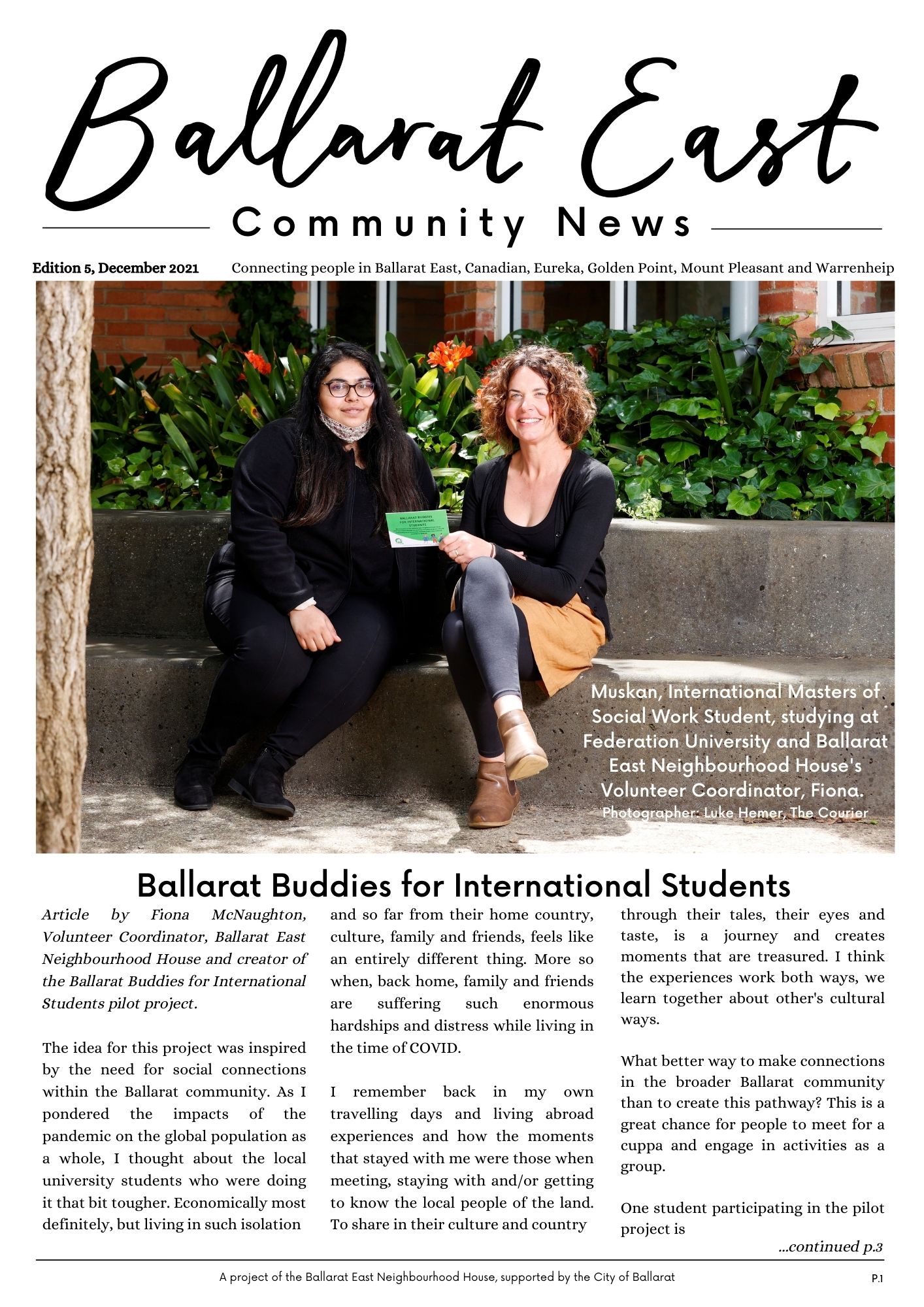 Ballarat East Community News Edition 5 p1