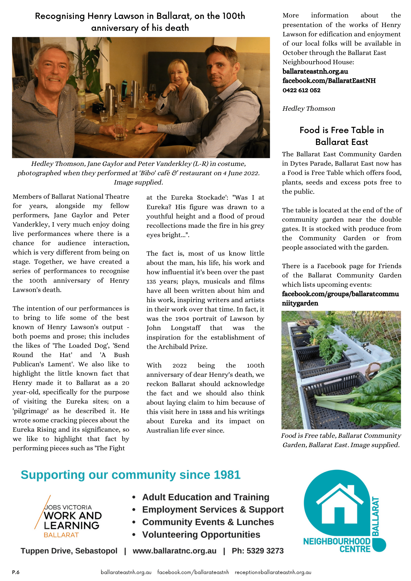 Ballarat East Community News Edition 9 p6