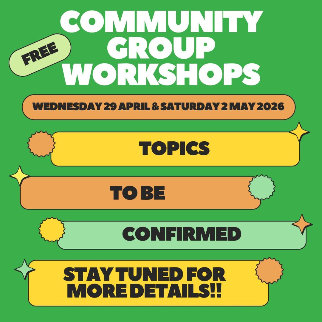 Community Group Workshops April May 2026